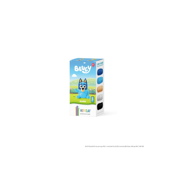 Hey Clay Set Met 5 Potjes Air-dry Boetseerklei Limited Edition Bluey