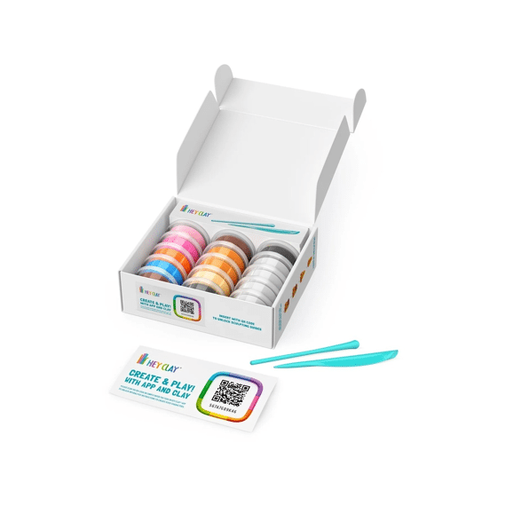 Hey Clay Set Met 15 Potjes Air-dry Boetseerklei Hondenvriendjes