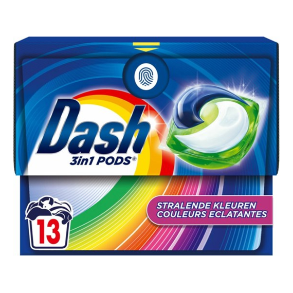 Dash Wasmiddel Tabs All-in-1 Color 13scoops/287.3gr