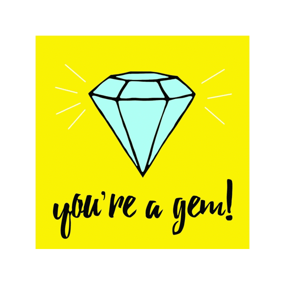 Fun Coaster Onderzetter Youre A Gem