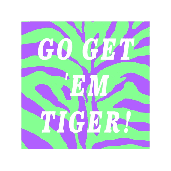Fun Coaster Onderzetter Go Get Em Tiger