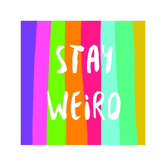 Fun Coaster Onderzetter Stay Weird