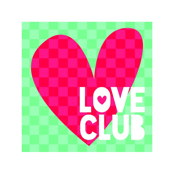 Fun Coaster Onderzetter Love Club