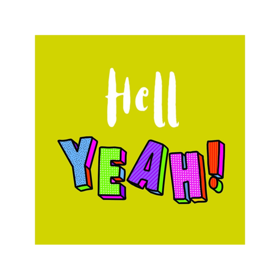 Fun Coaster Onderzetter Hell Yeah