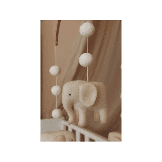 Little Loua Mobiel Olifant (handmade)