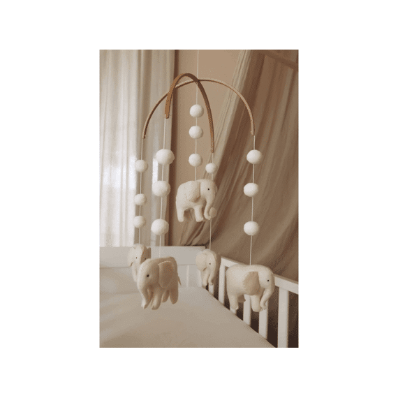 Little Loua Mobiel Olifant (handmade)