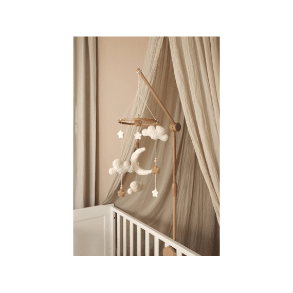 Little Loua Mobiel Fluffy Wolk (handmade)