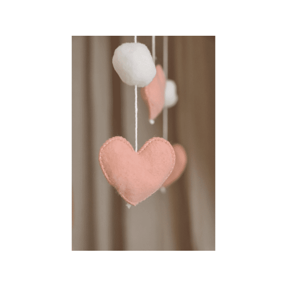 Little Loua Mobiel Little Hearts (handmade)