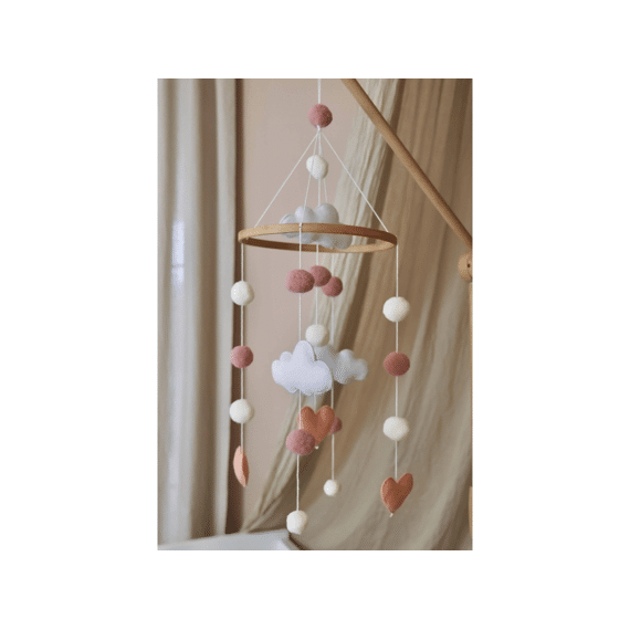 Little Loua Mobiel Little Hearts (handmade)