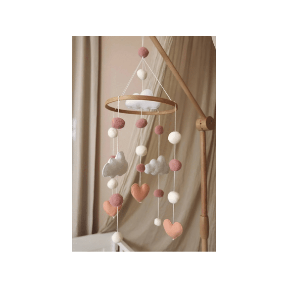 Little Loua Mobiel Little Hearts (handmade)