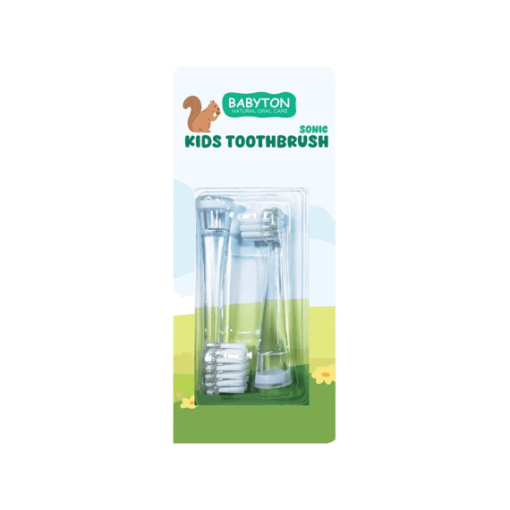 Babyton Vervangborstels Voor Sonische Tandenborstel 2 Stuks