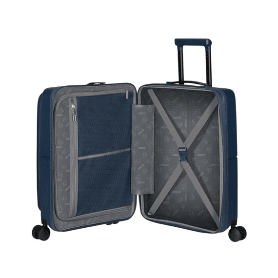 American Tourister Dashpop Spinner 55/20 Exp Tsa Midnight Blue