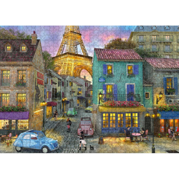 Parijse Straten Puzzel 1000st