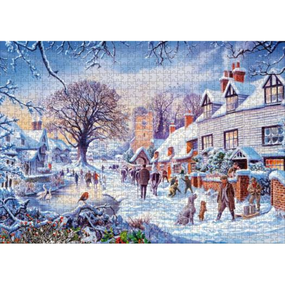 Op Een Winterse Dag Puzzel 1000st