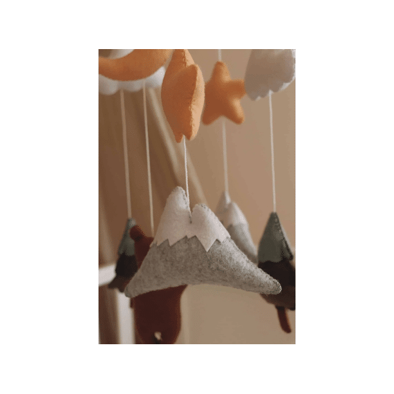 Little Loua Mobiel Brown Bear (handmade)