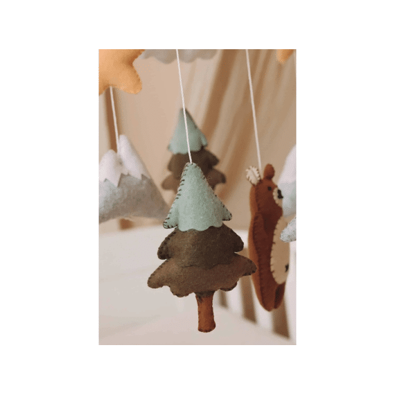 Little Loua Mobiel Brown Bear (handmade)