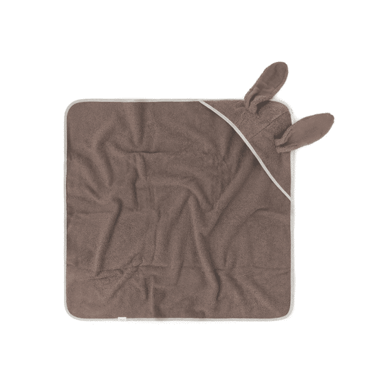 Babyshower Badcape Bunny Caramel Glacé