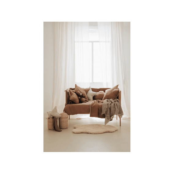 Babyshower Kussen Ster Groot Caramel Glacé