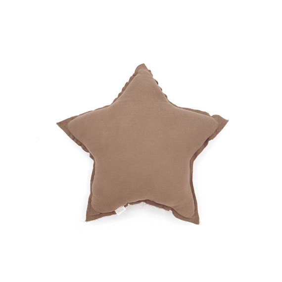 Babyshower Kussen Ster Groot Caramel Glacé
