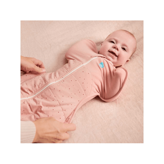 Love To Dream Inbakerslaapzak Fase 1 0-3m Rose Pebble Tog 2,5