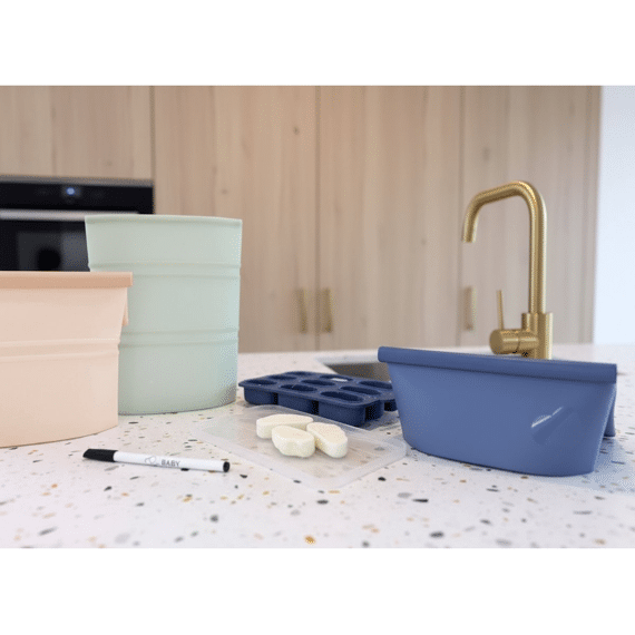 Baby On The Move Yummy Stash Bewaarzak Voor Moedermelk Ijsblokjes En Voeding Blush