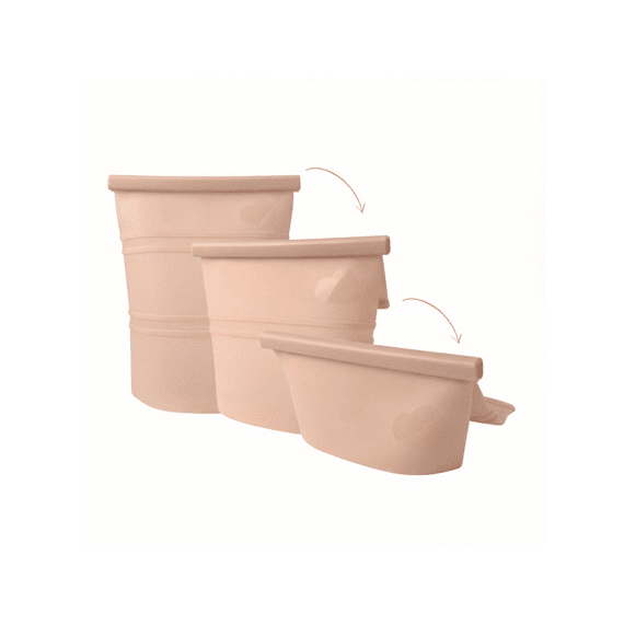 Baby On The Move Yummy Stash Bewaarzak Voor Moedermelk Ijsblokjes En Voeding Blush