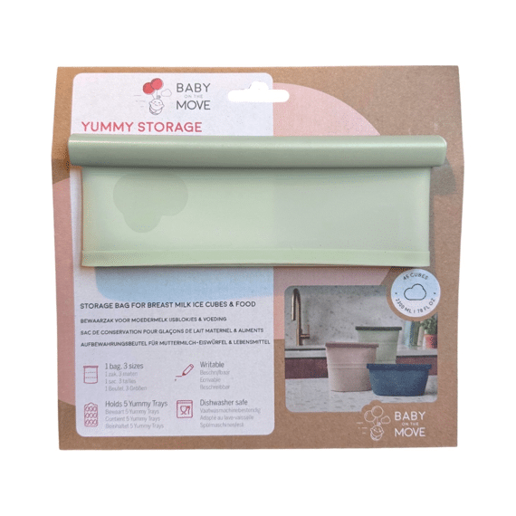 Owego Yummy Stash Bewaarzak Voor Moedermelk Ijsblokjes En Voeding Aspen