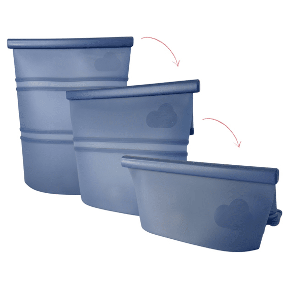 Baby On The Move Yummy Stash Bewaarzak Voor Moedermelk Ijsblokjes En Voeding Denim