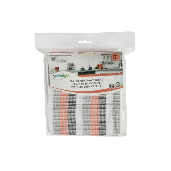 Starbright Katoenen Vaatdoek 34x34cm 5st