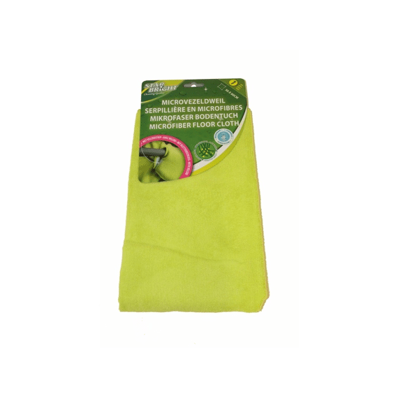 Starbright Microvezel Dweil 50x60cm Met Velcro Groen