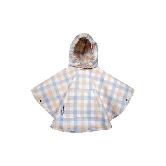 Aeromoov Regenponcho Checker Grey Cream
