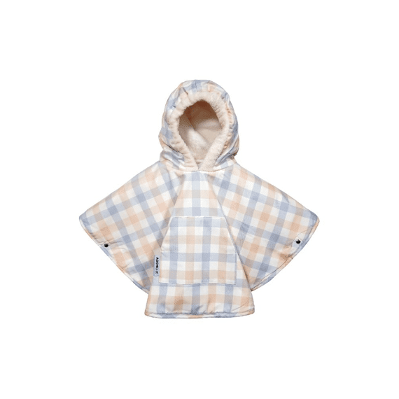 Aeromoov Winterponcho Checker Grey Cream