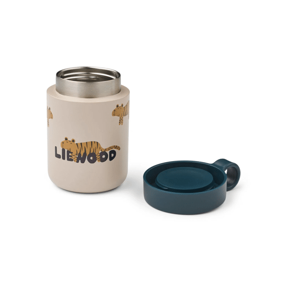 Liewood Kiani Printed Food Jar Tiger / Sandy