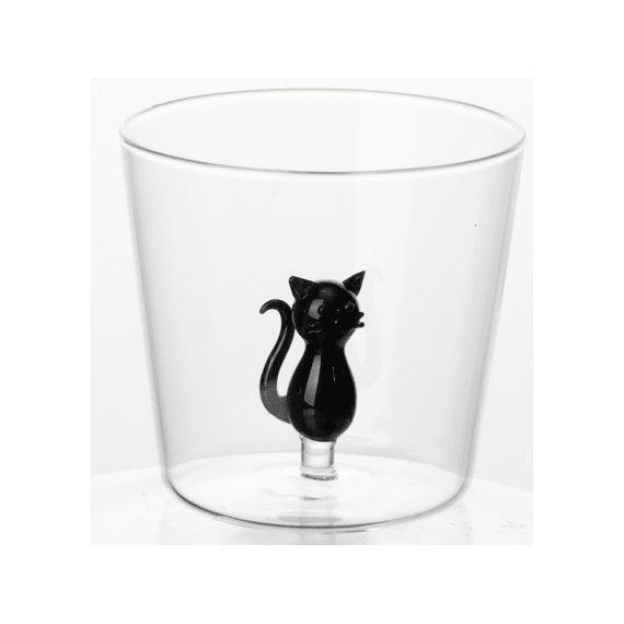 Itotal Drinkglas Zwarte Kat