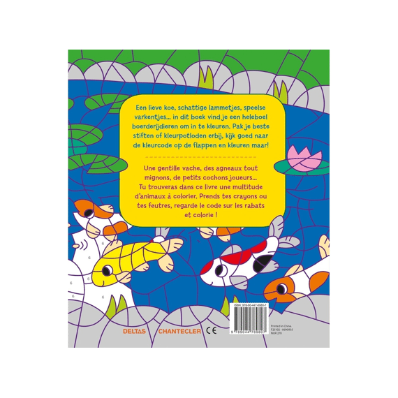 Kleuren Op Nummer Dieren Van De Boerderij