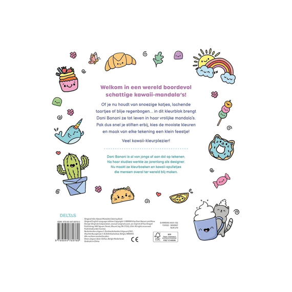 Kleurpret Kawaii Mandala