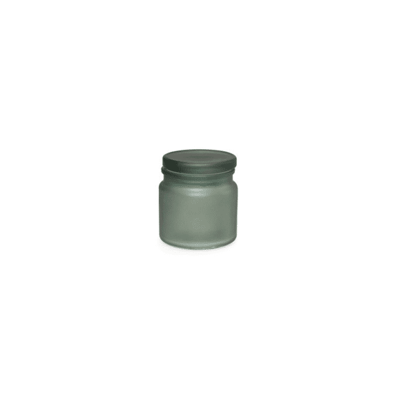 Vanhalst Glazen Potje Met Deksel Satin Olive Green 6.5x6cm