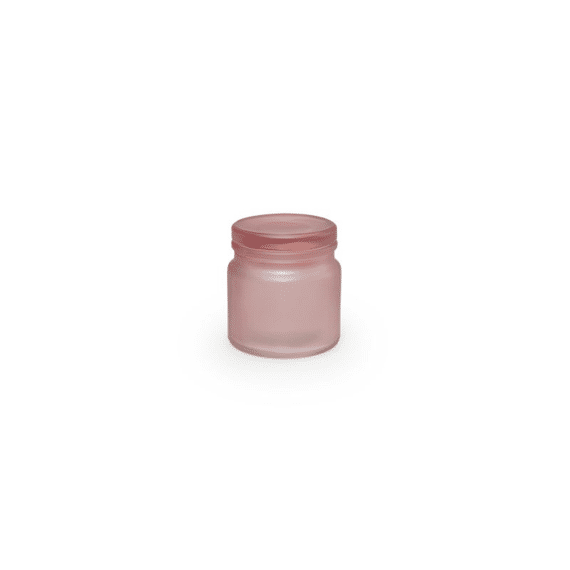 Vanhalst Glazen Potje Met Deksel Satin Pink 6.5x6cm