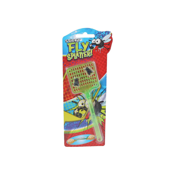 Sticky Vliegenmepper Met Vliegen 24cm Assortiment