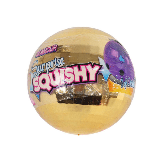 Glamour Squishy Surprise Glitterbal 6,5cm