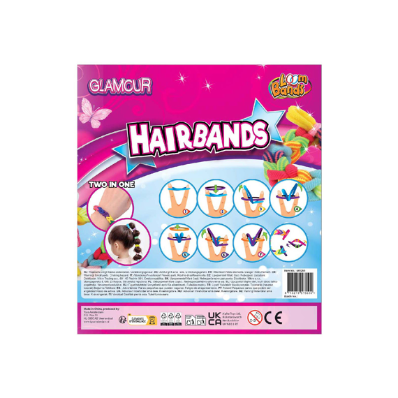 Glamour Loom Haarbandjes 150stuks Assortiment