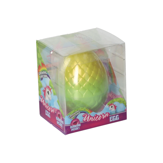 Unicorn Ei Met Groeiende Eenhoorn En Diamant 8cm Assortiment