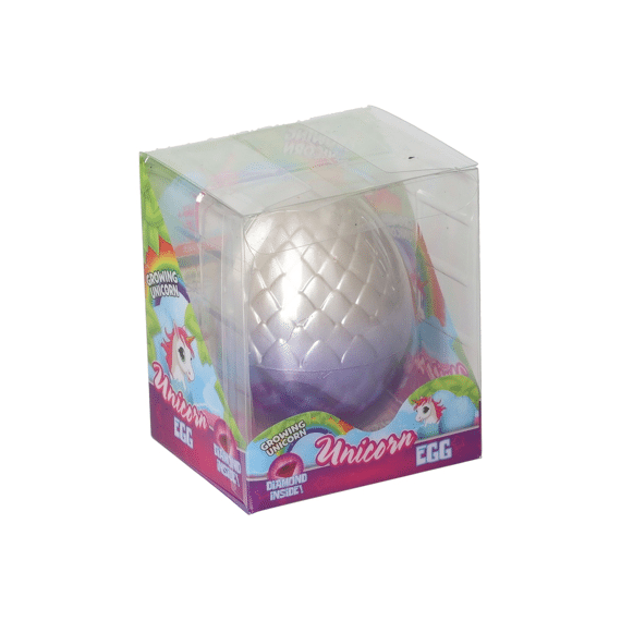 Unicorn Ei Met Groeiende Eenhoorn En Diamant 8cm Assortiment