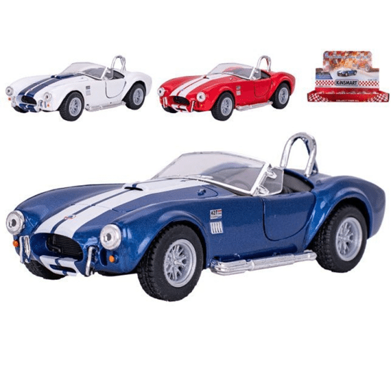 Kinsmart 1965 Shelby Cobra 427 Die Cast Pull Back 13cm Assortiment