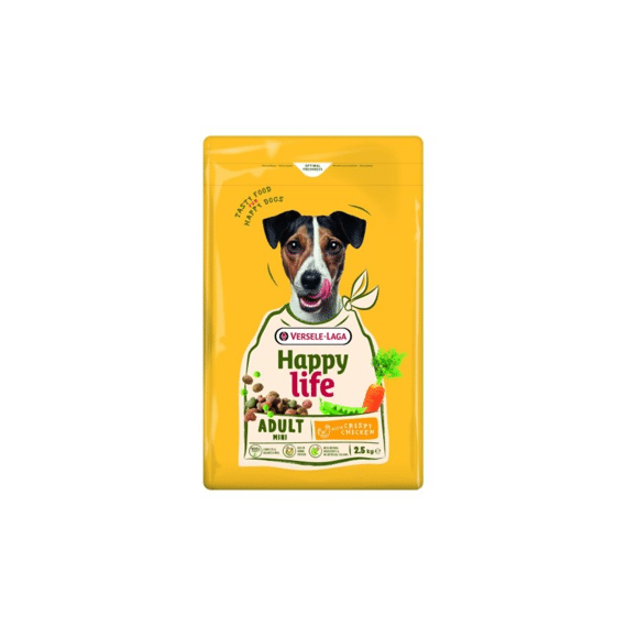 Happy Life Adult Mini Met Kip 2.5kg