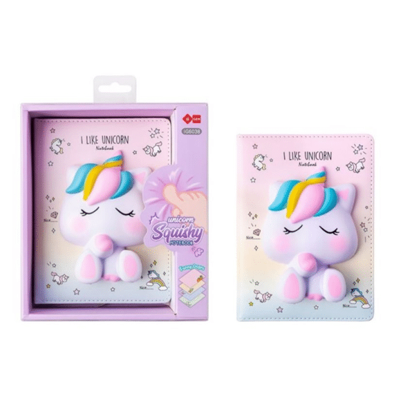 Lazy Stars Squishy Notitieboek Eenhoorn 128 Vellen