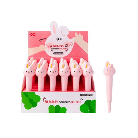 Lazy Stars Squishy Gelpen Konijn 0.5mm Blauwe Inkt