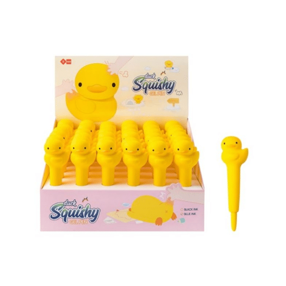 Lazy Stars Squishy Gelpen Eend 0.5mm Blauwe Inkt