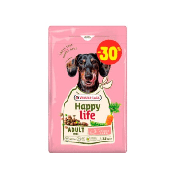 Happy Life Adult Mini Lam 2.5kg waarvan 0.75kg gratis