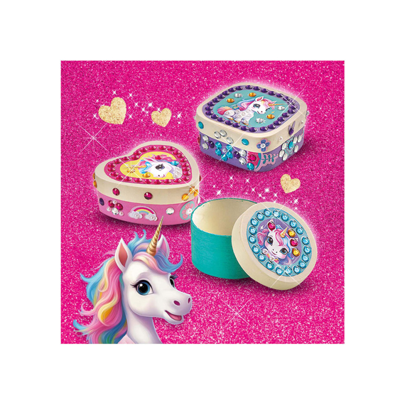 Diamond Painting Sieradendoosje Unicorn
